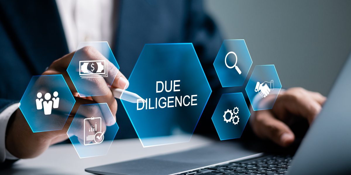 Computer with "Due Dilligence" - Bay Area Business Lawyers Finkel Law Group