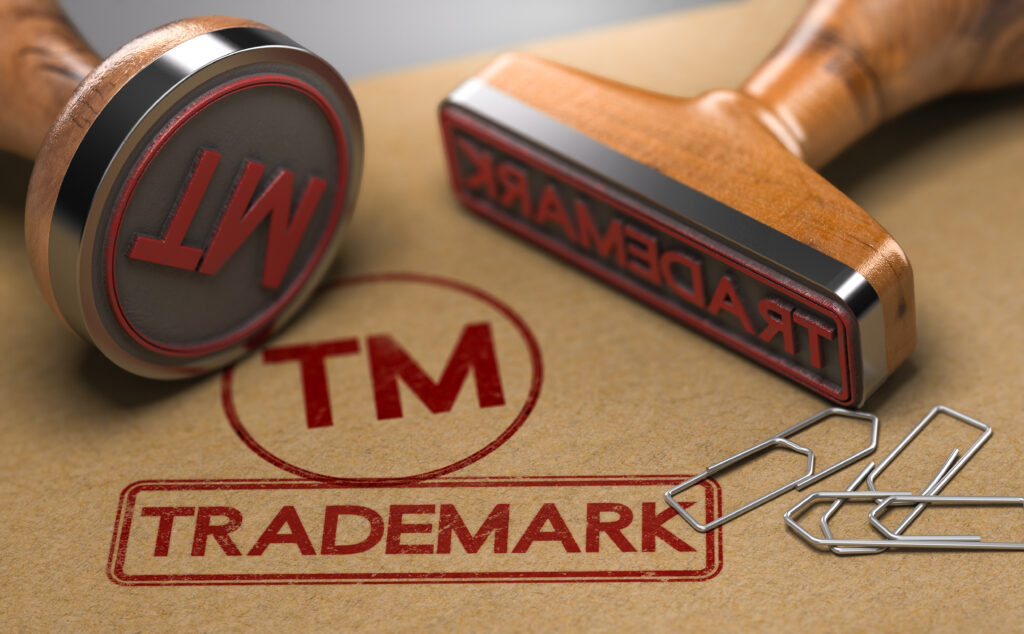 "Trademark" stamped on file folder containing likelihood of confusion in a trademark case - Finkel Law Group
